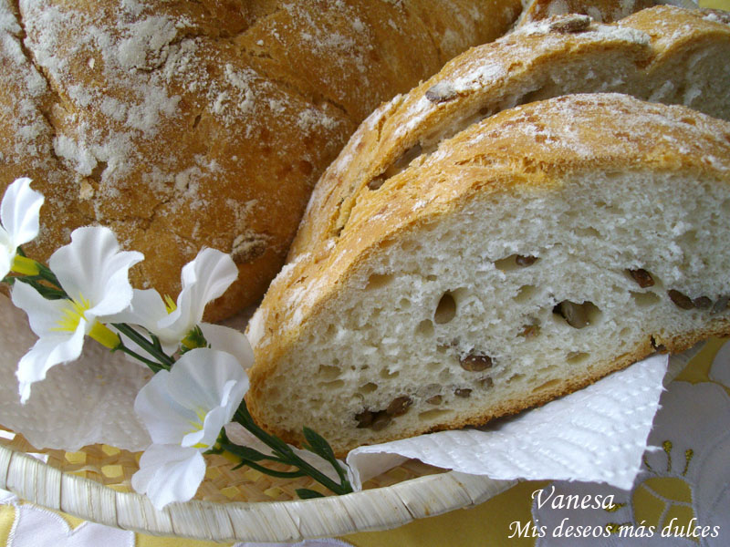 Pan de pipas en Pirex