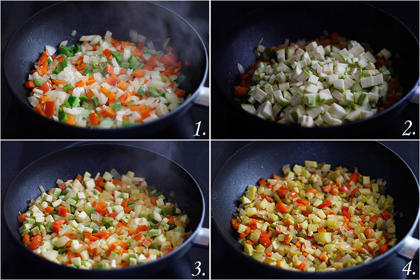 Espaguetis con verduras