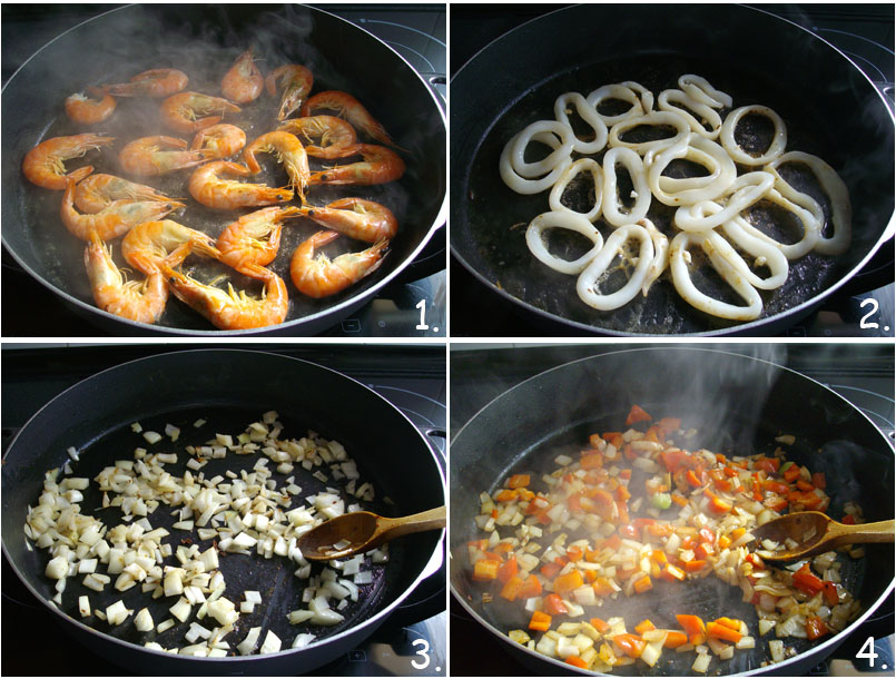 Fideuá en Pizza-pan