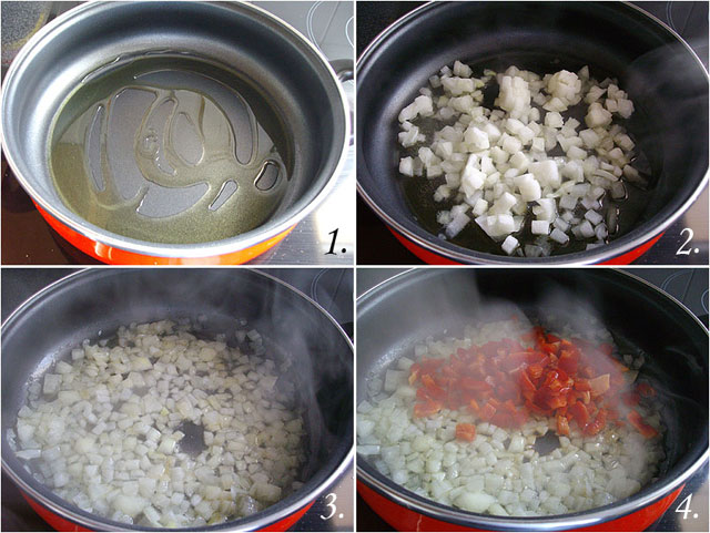 Fideuá de pollo y setas