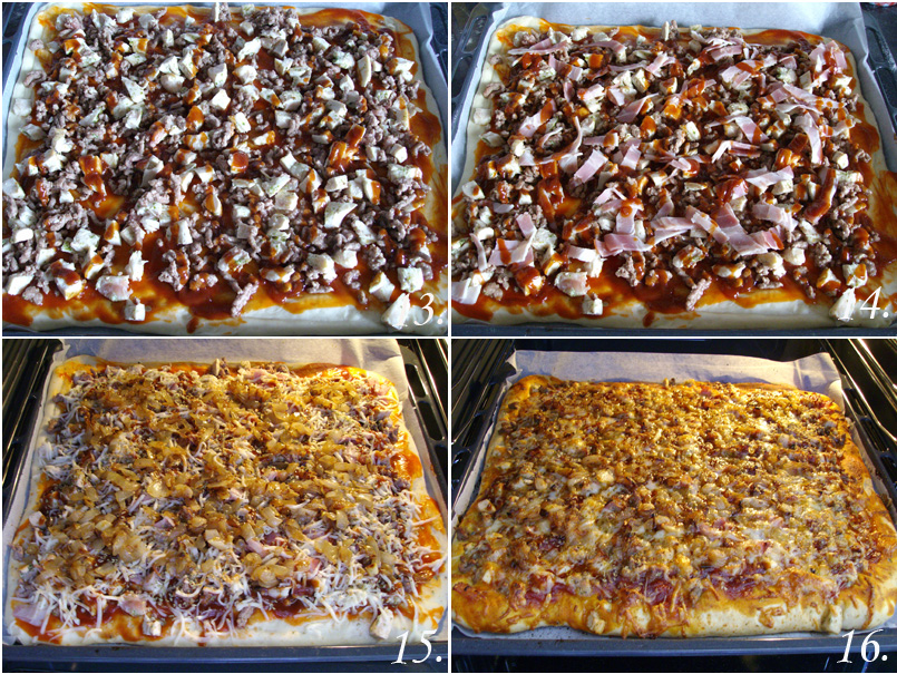 Pizza Barbacoa (tipo Telepizza®)