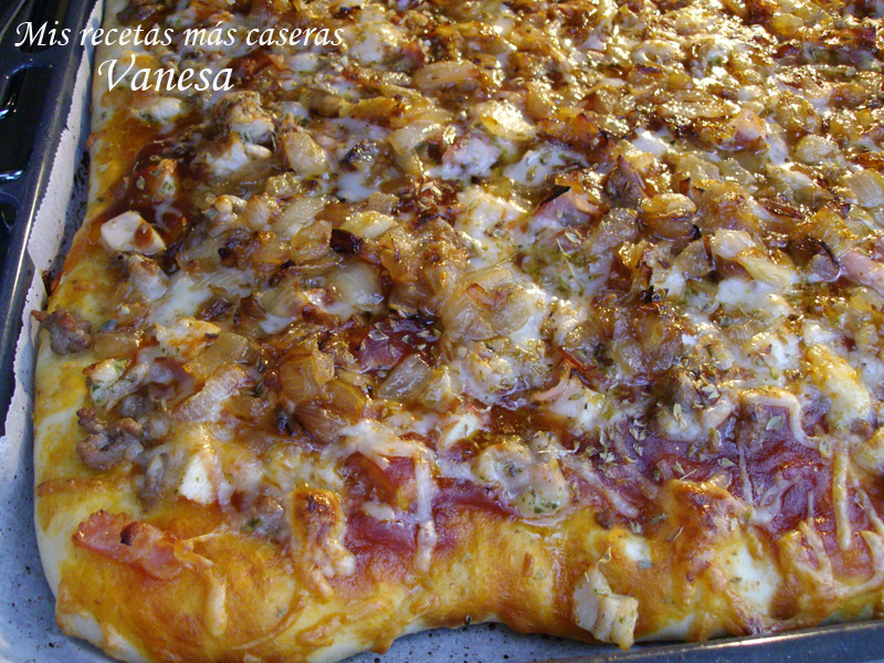 Pizza Barbacoa (tipo Telepizza®)