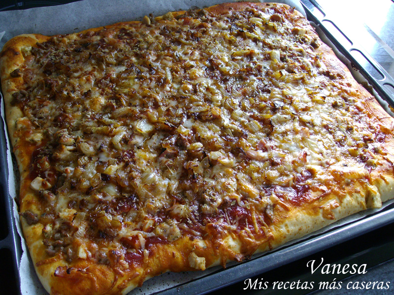 Pizza Barbacoa (tipo Telepizza®)