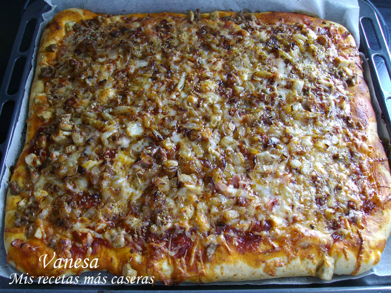 Pizza Barbacoa (tipo Telepizza®)