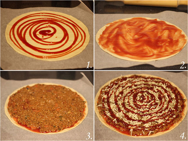 TPizza boloñesa barbacoa