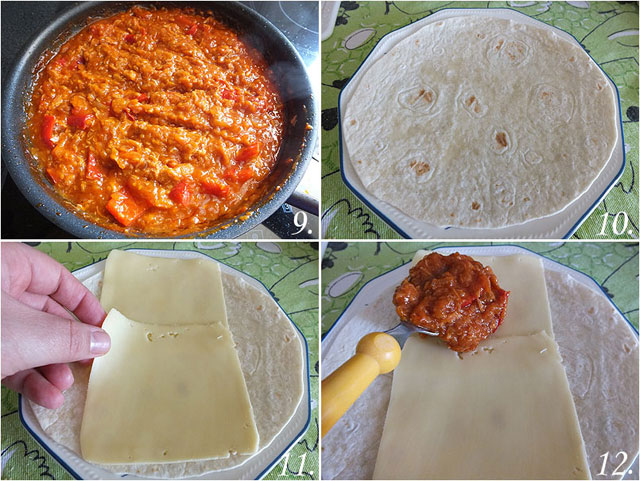 Fajitas mexicanas de atún