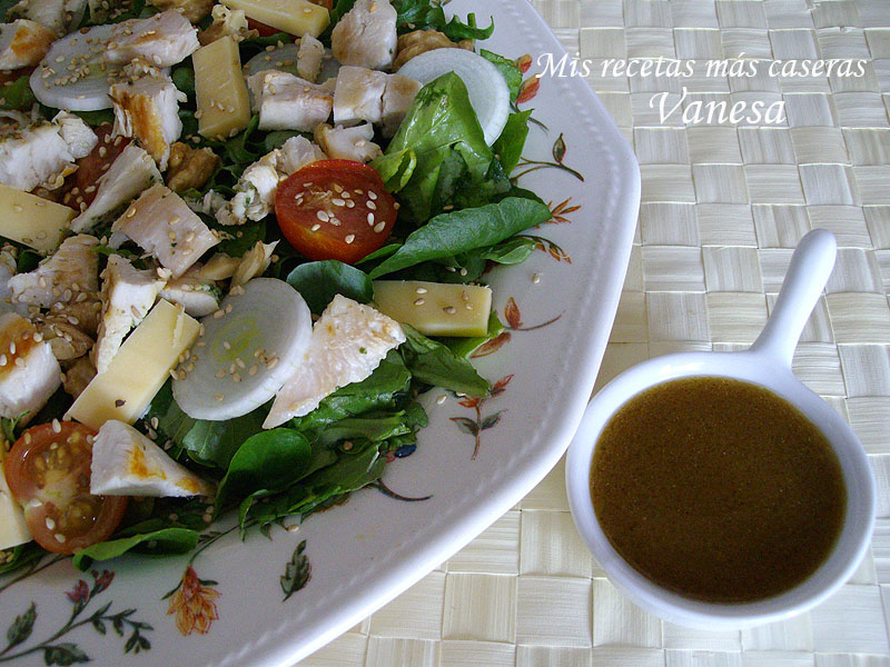 Aliño para ensalada de mostaza y miel 2